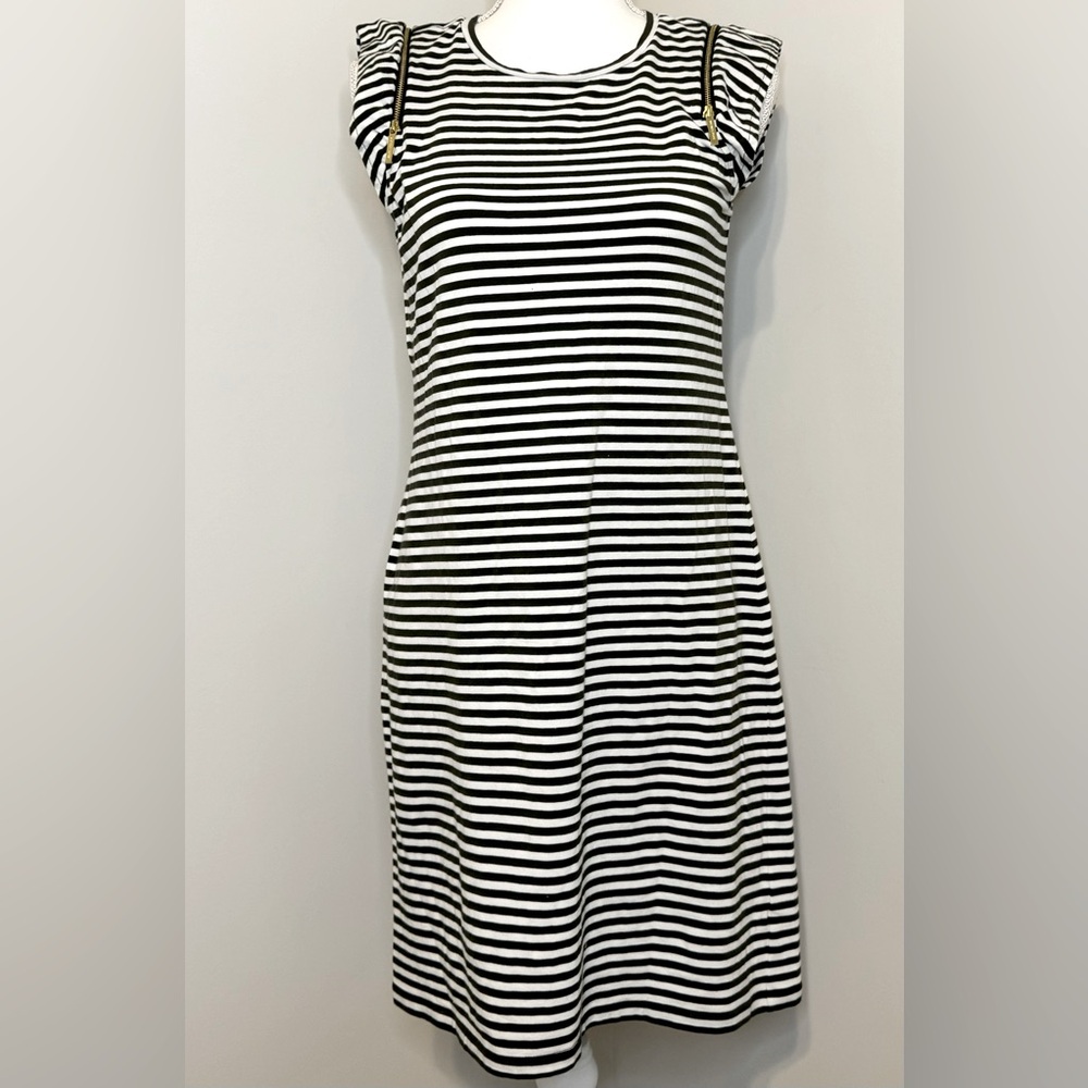 Michael Kors Ruffle Zip Sleeve Dress